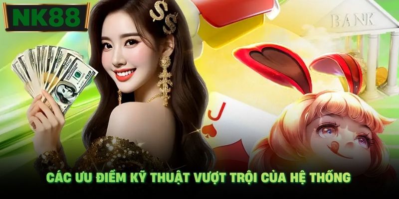 Các ưu điểm kỹ thuật vượt trội của hệ thống.