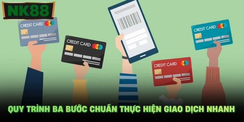 Quy trình ba bước chuẩn thực hiện giao dịch nhanh